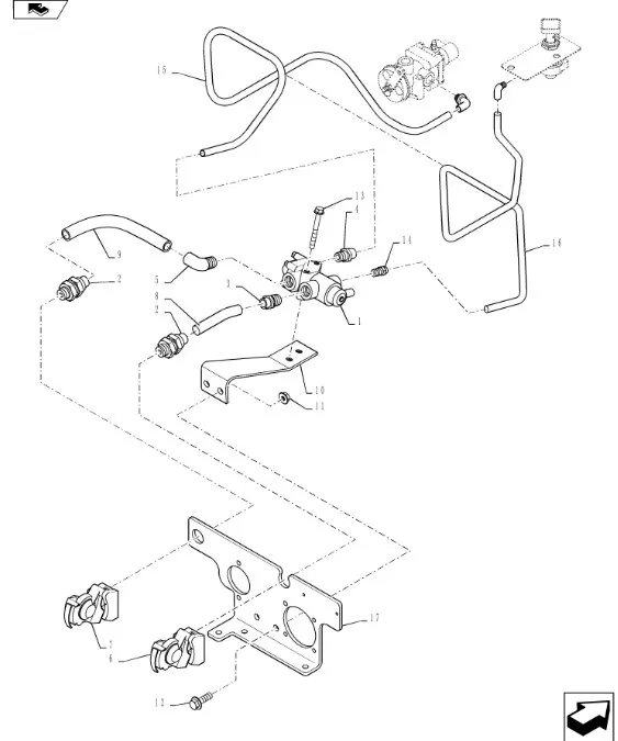 87409386 - Головка пневмвтическая