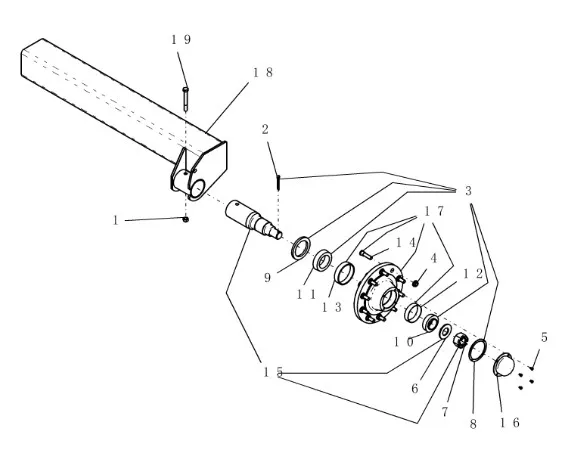 412770A1 - Комплект колесных подшипн